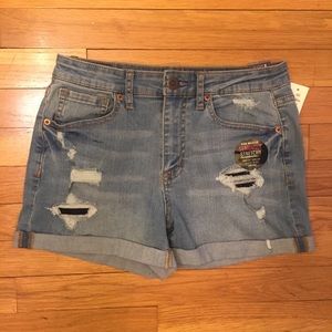 Aeropostale High-Waisted Denim Shorts NWT